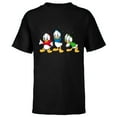 thumbnail image 1 of Disney Huey, Dewey, and Louie - Short Sleeve T-Shirt for Kids -Customized-Black, 1 of 5
