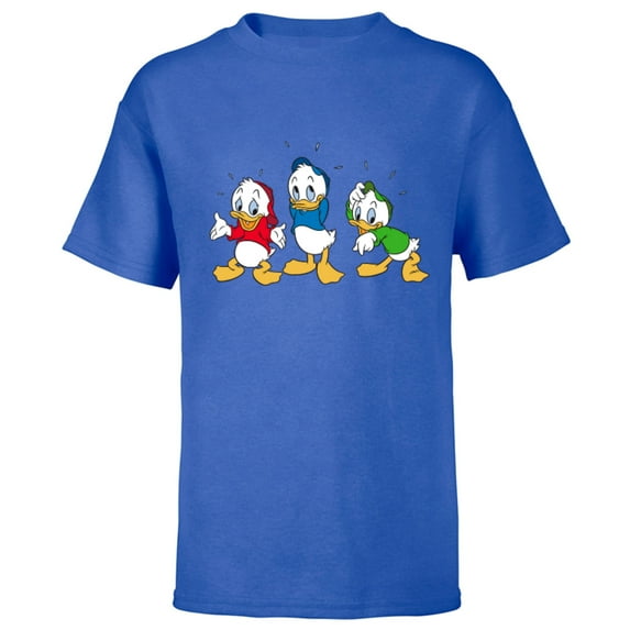 Disney Huey, Dewey, and Louie - Short Sleeve T-Shirt for Kids -Customized-Royal