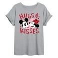 thumbnail image 1 of Disney - Hugs and Kisses - Juniors Oversized Graphic T-Shirt, 1 of 4