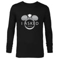 thumbnail image 1 of Disney I Asked 2023 Engagement Ring Proposal Mickey - Long Sleeve T-Shirt for Men - Customized-Black, 1 of 5