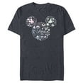 thumbnail image 1 of Disney I Asked Engagement Proposal Mickey Head Icon - Short Sleeve Blended T-Shirt for Adults - Customized-Navy Heather, 1 of 5