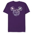 thumbnail image 1 of Disney I Asked Engagement Proposal Mickey Head Icon - Short Sleeve Blended T-Shirt for Adults - Customized-Purple, 1 of 5