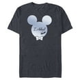 thumbnail image 1 of Disney I Asked Proposal Engagement Ring Bow Tie Mickey - Short Sleeve Blended T-Shirt for Adults - Customized-Navy Heather, 1 of 5