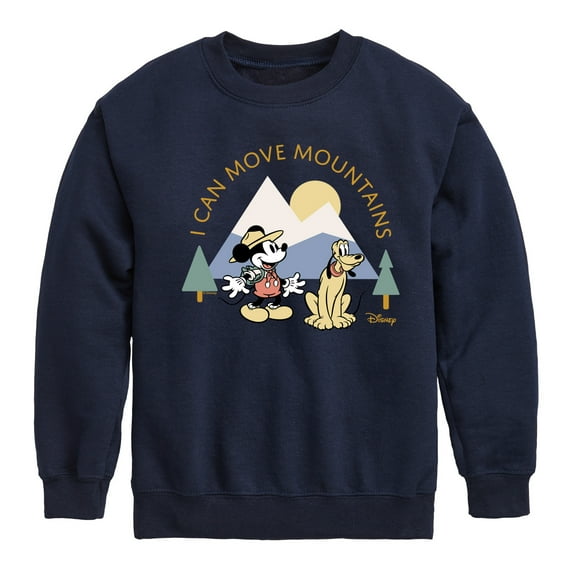 Disney - I Can Move Mountains - Toddler & Youth Crewneck Fleece Sweatshirt