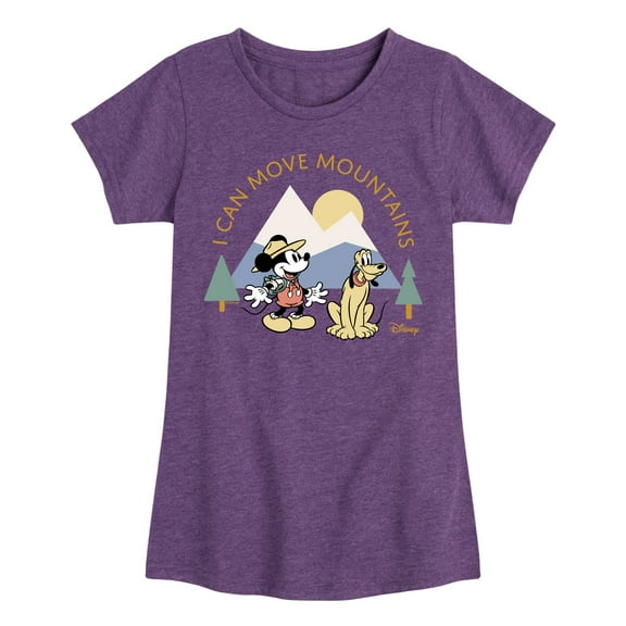 Disney - I Can Move Mountains - Toddler & Youth Girls Short Sleeve Graphic T-Shirt