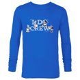 thumbnail image 1 of Disney “I Do Crew” Wedding Bridal Shower Bachelorette Party - Long Sleeve T-Shirt for Men - Customized-Navy, 1 of 5