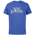 thumbnail image 1 of Disney “I Do Crew” Wedding Bridal Shower Bachelorette Party - Short Sleeve Cotton T-Shirt for Adults - Customized-Royal Heather, 1 of 5