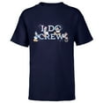 thumbnail image 1 of Disney “I Do Crew” Wedding Bridal Shower Bachelorette Party - Short Sleeve T-Shirt for Kids - Customized-Navy, 1 of 5