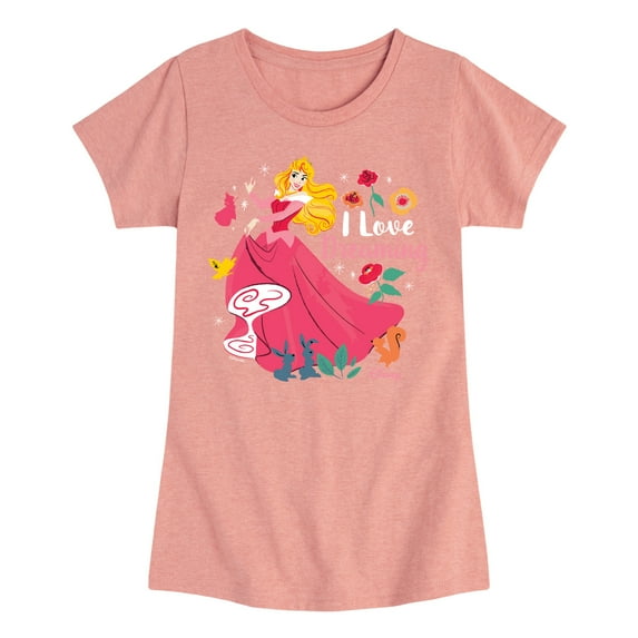 Disney - I Love Dreaming - Toddler & Youth Girls Short Sleeve Graphic T-Shirt
