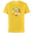 thumbnail image 1 of Disney I Love My Disney Dog - Short Sleeve Cotton T-Shirt for Adults - Customized-Yellow, 1 of 5