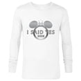 thumbnail image 1 of Disney I Said Yes 2023 Engagement Ring Proposal Mickey - Long Sleeve T-Shirt for Men - Customized-White, 1 of 5