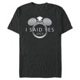 thumbnail image 1 of Disney I Said Yes 2023 Engagement Ring Proposal Mickey - Short Sleeve Blended T-Shirt for Adults - Customized-Dark Heather, 1 of 5