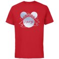 thumbnail image 1 of Disney I Said Yes Proposal Engagement Bridal Veil Minnie - Short Sleeve Cotton T-Shirt for Adults - Customized-Red, 1 of 5