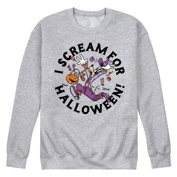 Disney - I Scream For Halloween - Men's Crew Fleece Sweatshirt