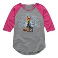 thumbnail image 1 of Disney - I'm A Hugger - Toddler & Youth Girls Raglan Graphic T-Shirt, 1 of 5