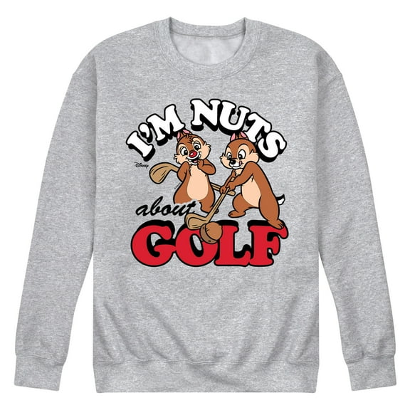 Disney - I'm Nuts About Golf - Men's Crew Neck Fleece Pullover