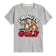 thumbnail image 1 of Disney - I'm Nuts About Golf - Toddler & Youth Short Sleeve Graphic T-Shirt, 1 of 5
