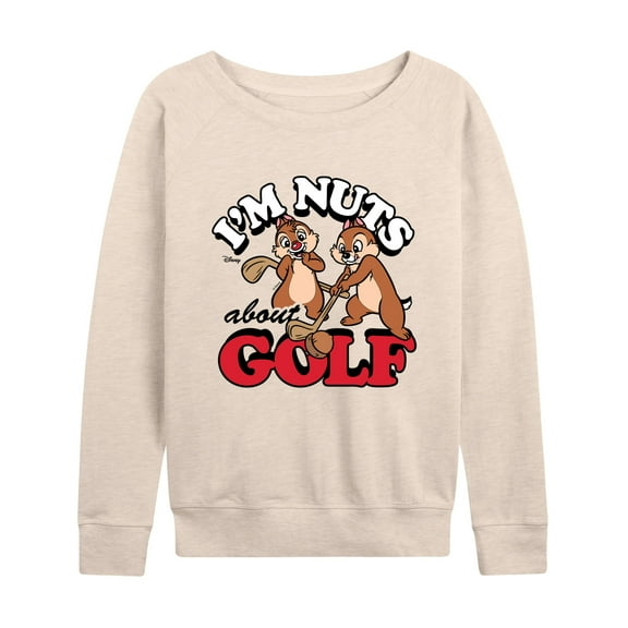 Disney - I'm Nuts About Golf - Women's Lightweight French Terry Long Sleeve Shirt