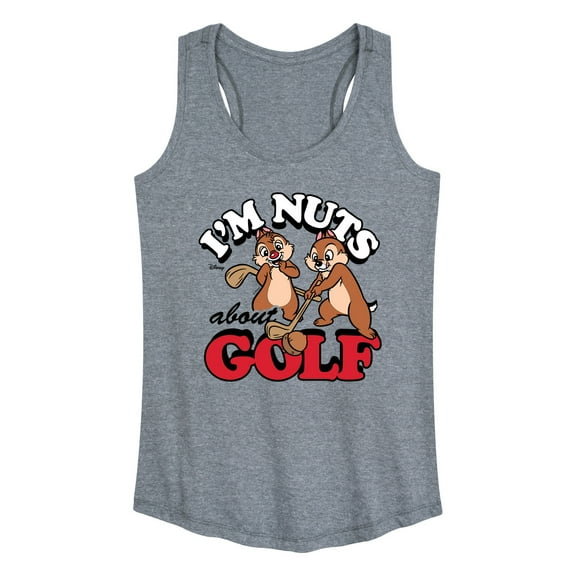 Disney - I'm Nuts About Golf - Women's Racerback Tank Top