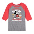 thumbnail image 1 of Disney - I'm Ready For School - Toddler & Youth Raglan Graphic T-Shirt, 1 of 6