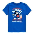 thumbnail image 1 of Disney - I'm Ready For School - Toddler & Youth Short Sleeve Graphic T-Shirt, 1 of 5