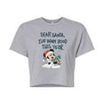 thumbnail image 1 of Disney - I've Been Good - Juniors Cropped Cotton Blend T-Shirt, 1 of 5
