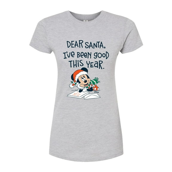 Disney - I've Been Good - Juniors Fitted Graphic T-Shirt