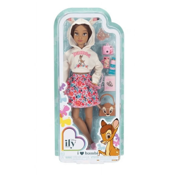 Disney ILY 4ever 12.5" Bambi Doll Brown Hair/Green Eyes Toy