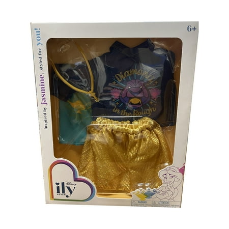 Disney ILY 4ever 18" Jasmine Inspired Fashion Pack