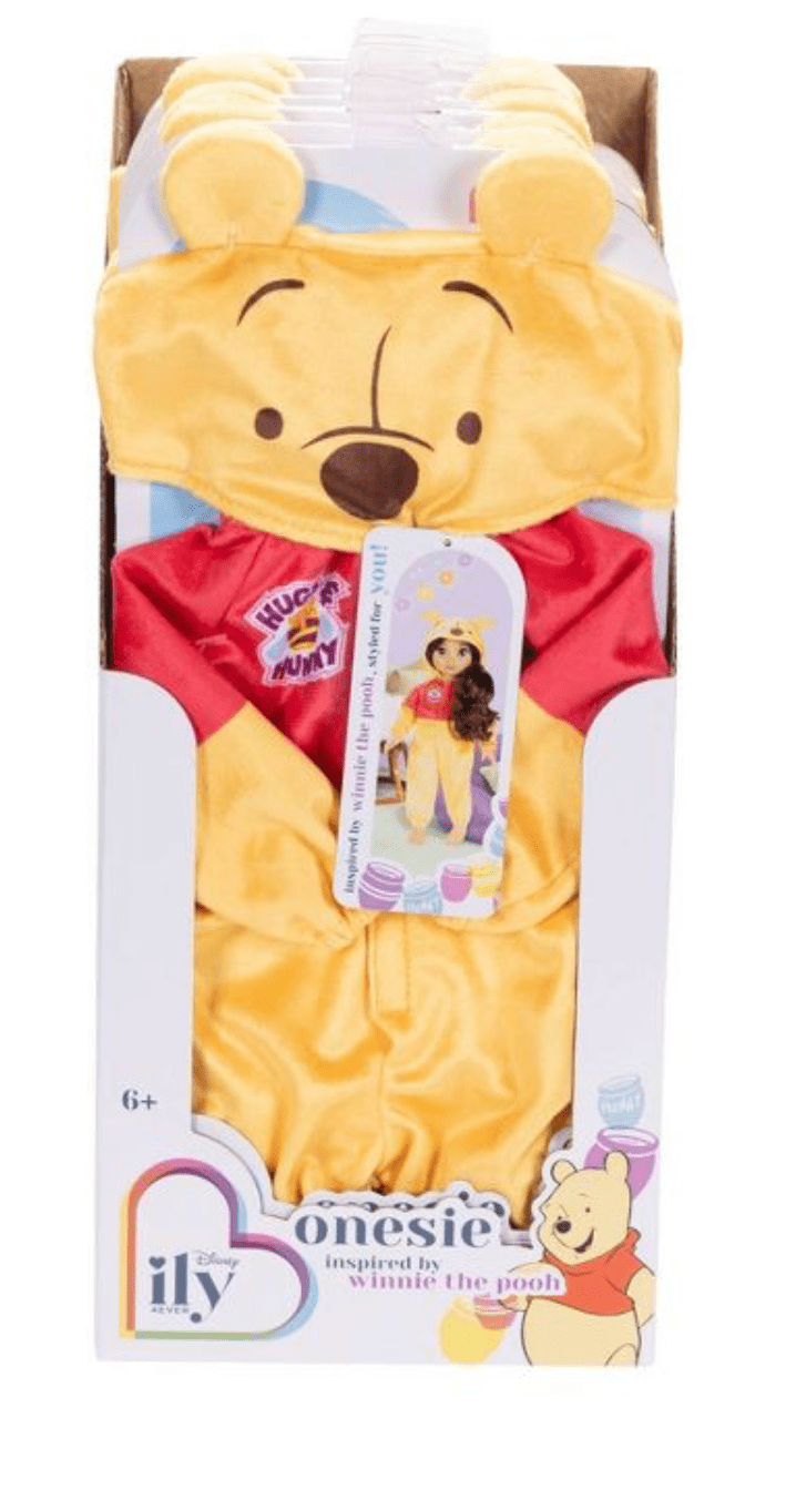 Disney ILY 4ever One Piece Pajama Set Hoodie 18" Doll Winnie the Pooh New W Box