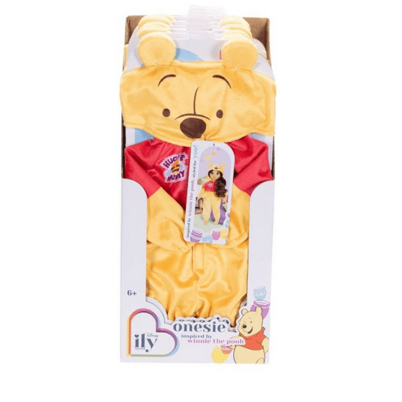 Disney ILY 4ever One Piece Pajama Set Hoodie 18" Doll Winnie the Pooh New W Box