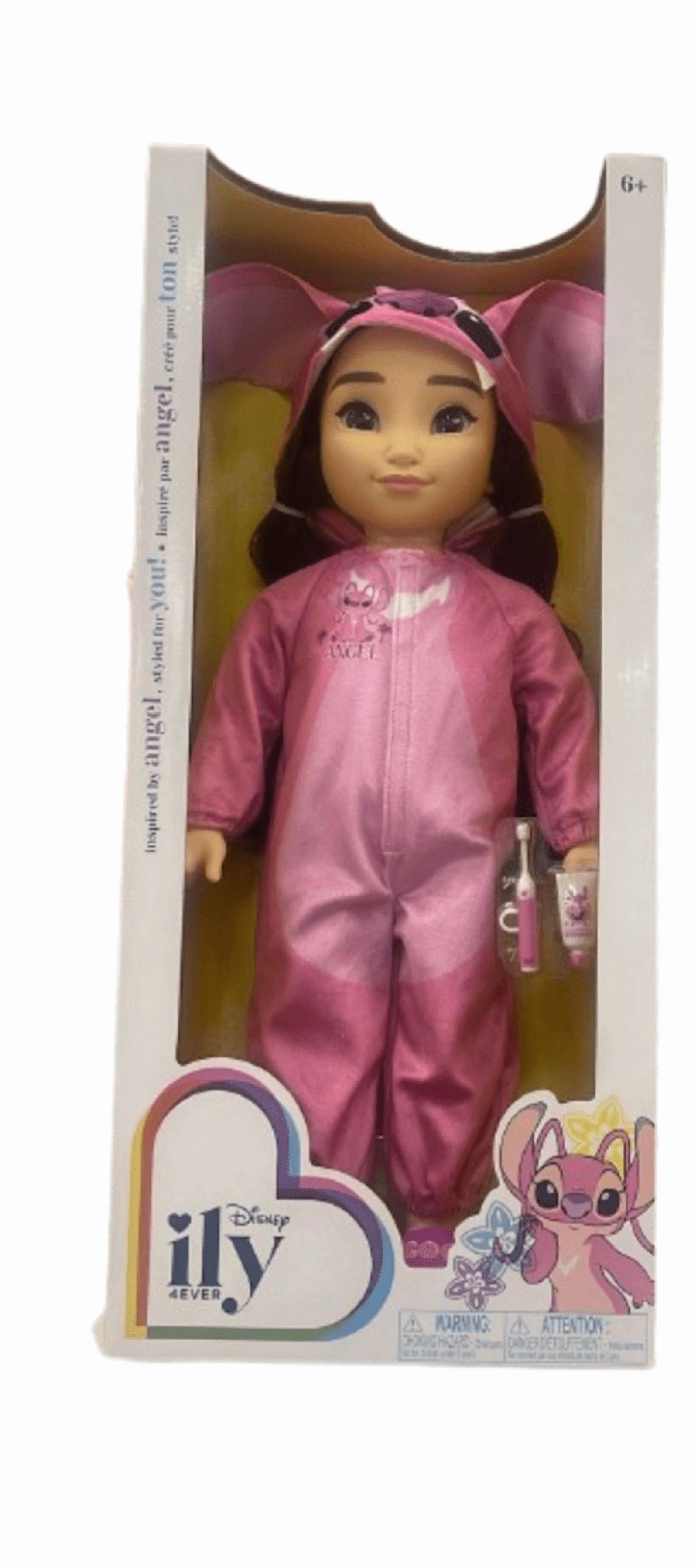 Disney ILY 4ever Stitch Inspired Angel with Black Hair Doll New