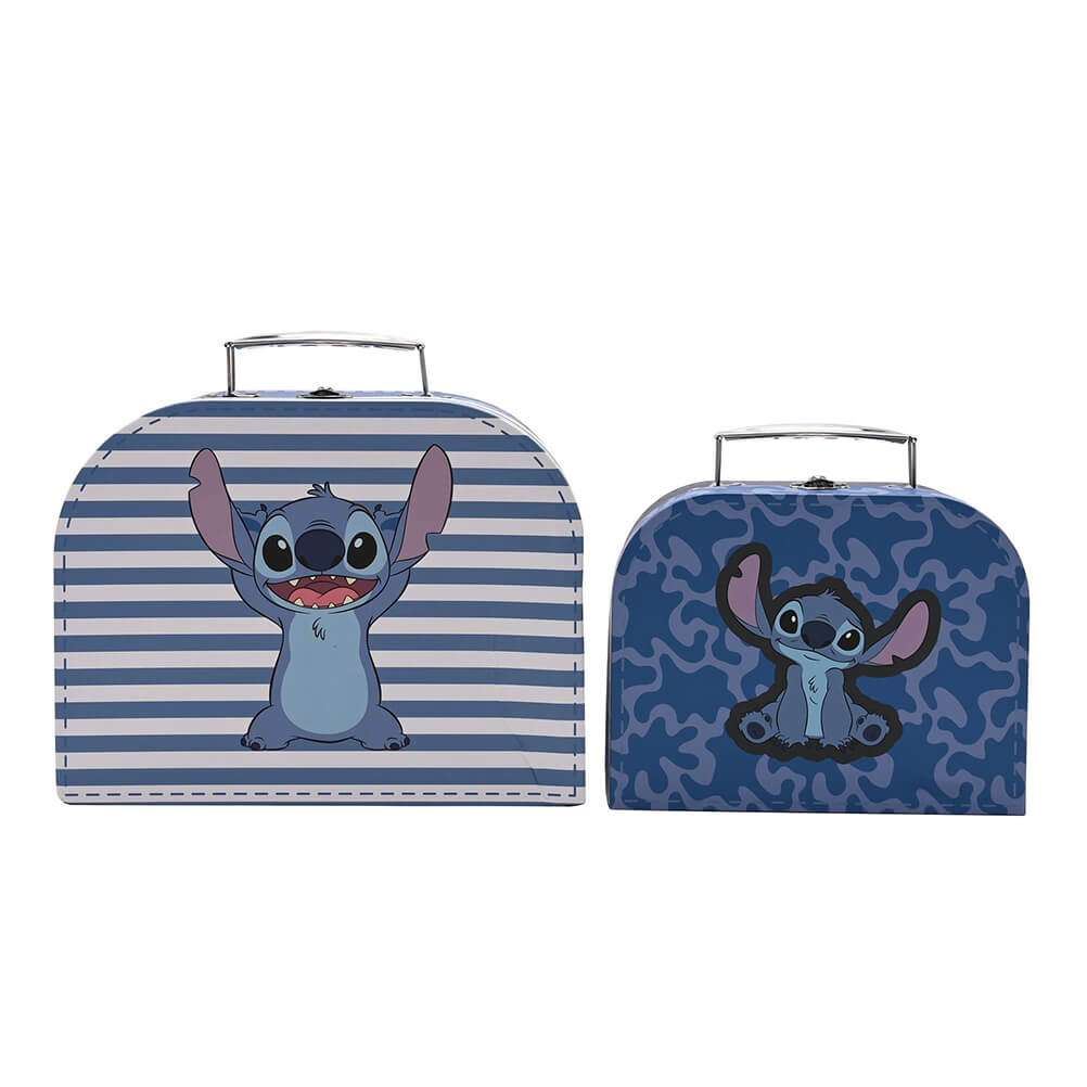 Disney Icon Stitch Suitcase Storage Boxes (Set of 2)