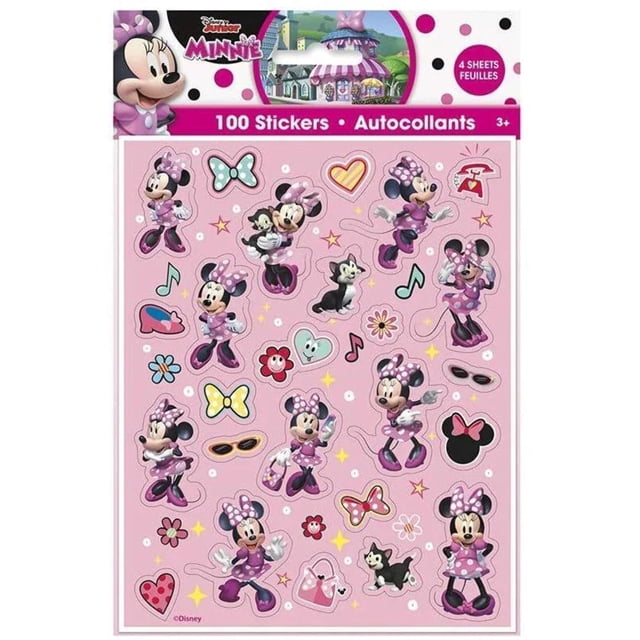 Disney Iconic Minnie Mouse Stickers [4 Sheets] - Walmart Business Supplies