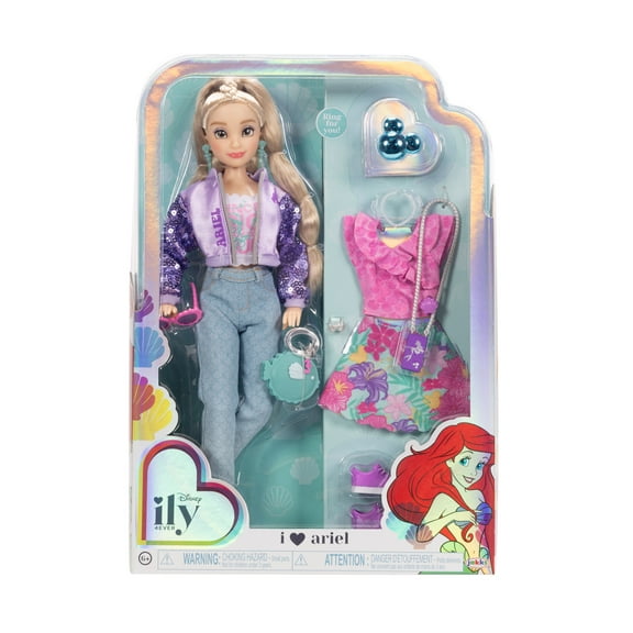 Disney Ily 4EVER I Love Ariel 12 inch Fashion Forward Doll with 2 Gorgeous Fashion Outfits