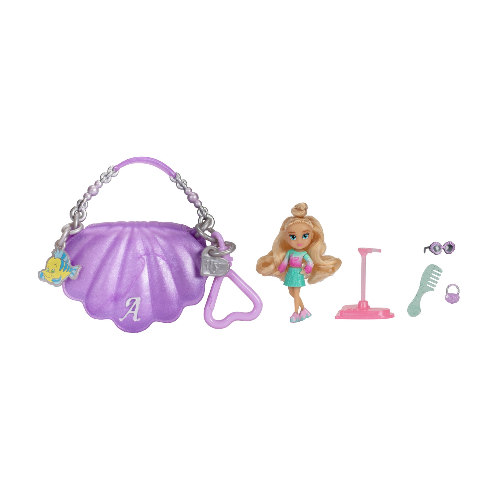 Disney Ily Tote-ILY-Teenies 2.25 inch Tall Ariel Inspired Doll