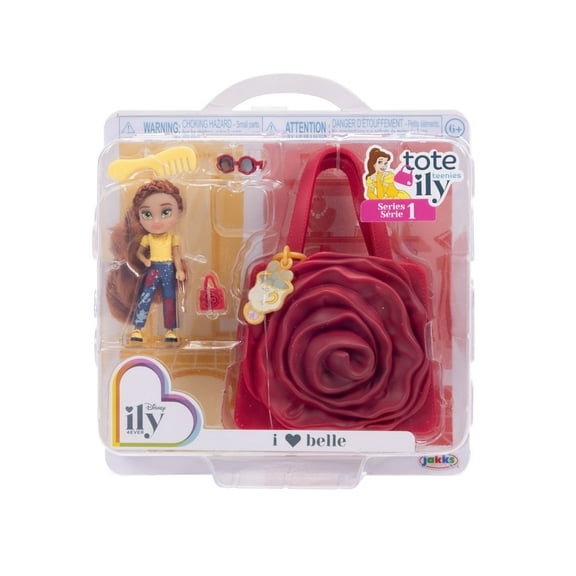 Disney Ily Tote-ILY-Teenies 2.25 inch Tall Belle Inspired Doll with Matching Purse For Child Ages 6+