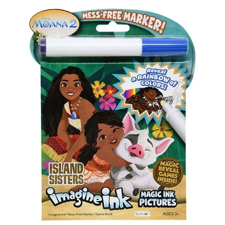 Disney Imagine Ink Magic Ink Pictures Activity Book (Island Sisters)