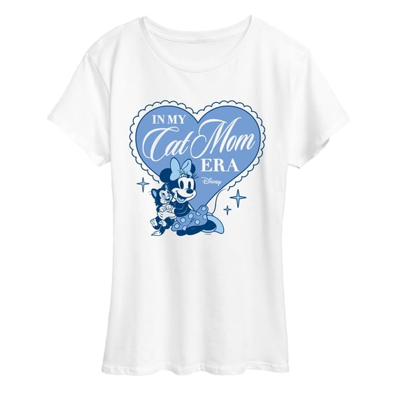Disney - In My Cat Mom Era Minnie - Women's Short Sleeve Graphic T-Shirt