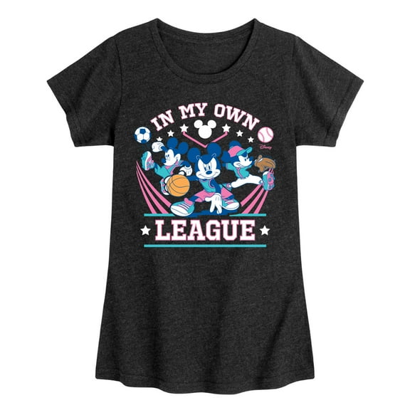 Disney - In My Own League - Toddler & Youth Girls Short Sleeve Graphic T-Shirt
