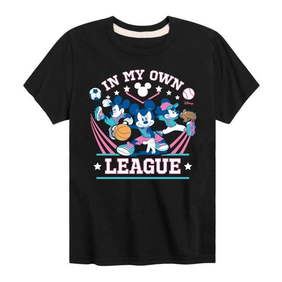 Disney - In My Own League - Toddler & Youth Short Sleeve Graphic T-Shirt