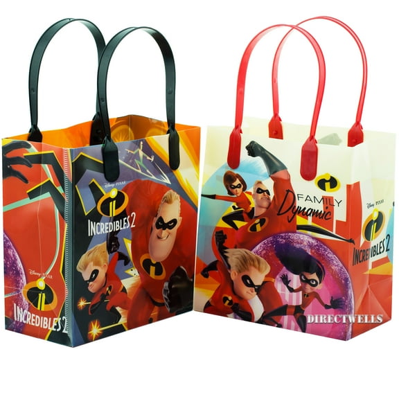Disney Incredibles 12 Party Favor Small Goodie Bags