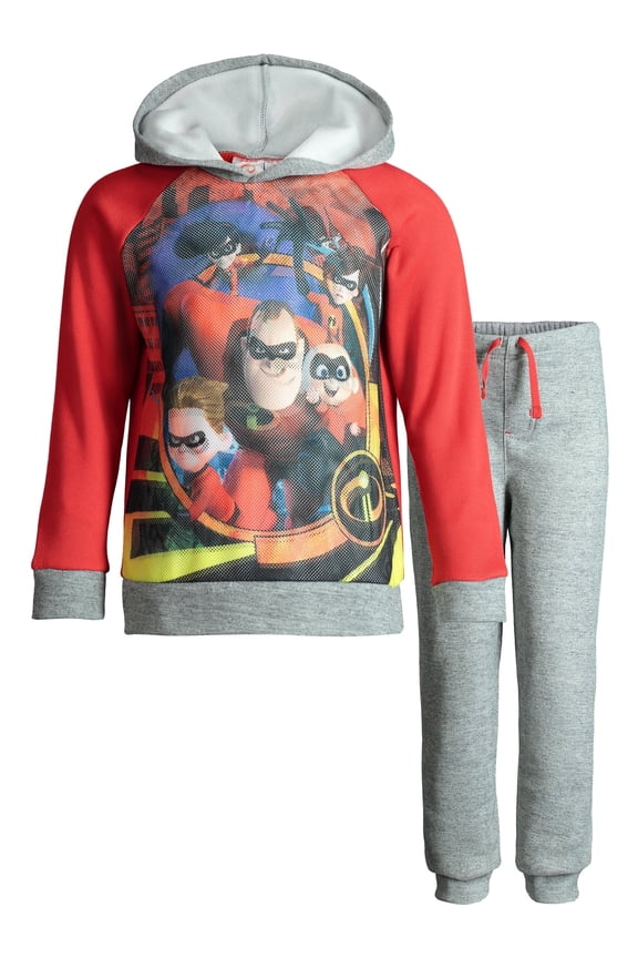 Incredibles Jack Jack Mr Incredible Elastigirl Infant Baby Boys Fleece Pullover Hoodie and Pants Outfit Set Infant to Little Kid