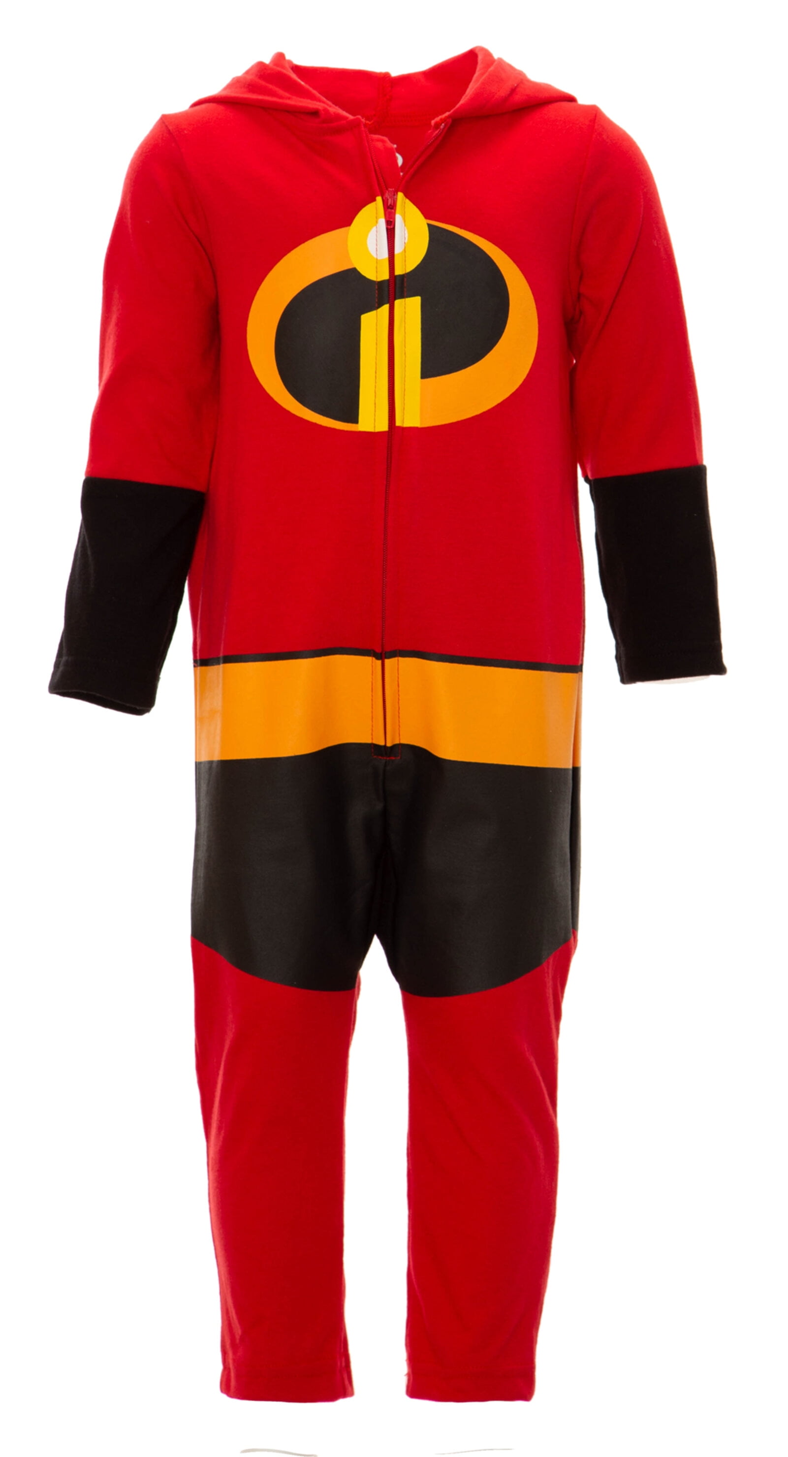 Disney Incredibles Mr Incredible Zip Up Cosplay Coverall Newborn