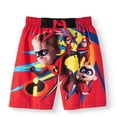 thumbnail image 1 of Disney Incredibles Swim Trunks Shorts Boy Size 5/6, 1 of 1