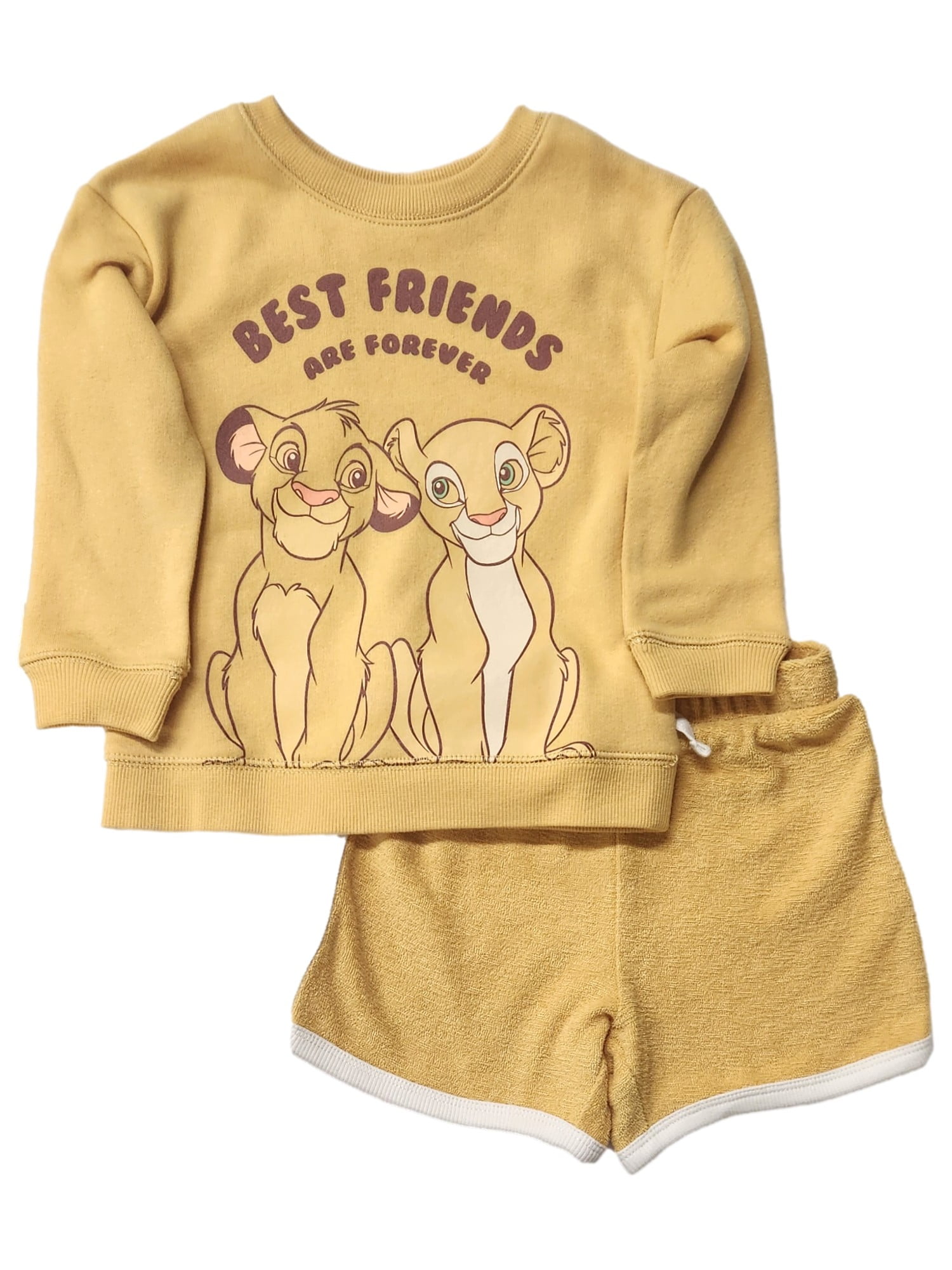 Disney Infant Boys Girls Yellow Simba Lion King Sweatshirt