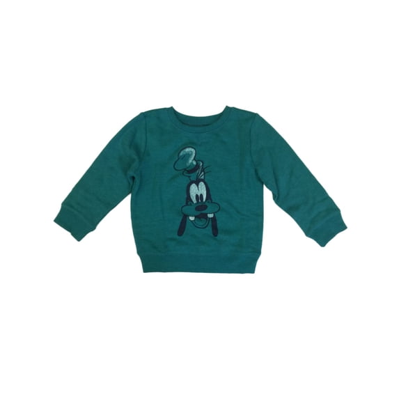 Disney Infant Boys Teal Goofy Dog Sweatshirt Mickey Mouse Baby Sweat Shirt 9m