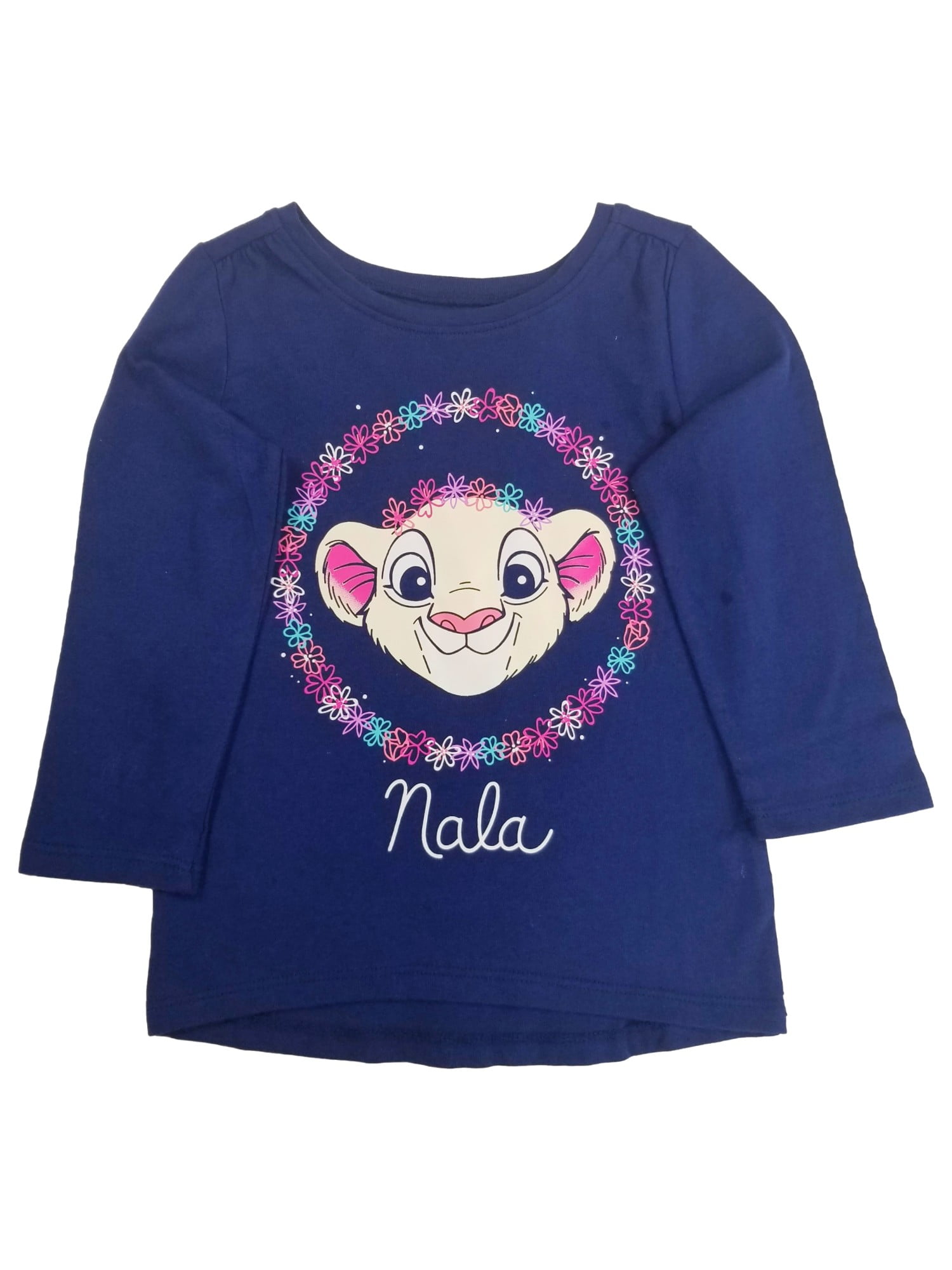 Babyhug Cotton Full Sleeves T-Shirt With Lion King Graphics- Navy Blue