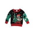 thumbnail image 1 of Disney Infant Girls Minnie Mouse Christmas Tree Star Baby Sweater Top 12 Months, 1 of 3