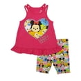 thumbnail image 1 of Disney Infant Girls Tsum Tsum Toddler Outfit Pink Tank Top & Short 3T, 1 of 1